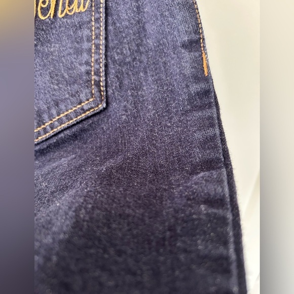 FENDI Dark Wash Pocket Logo Jeans - Picture 5 of 16